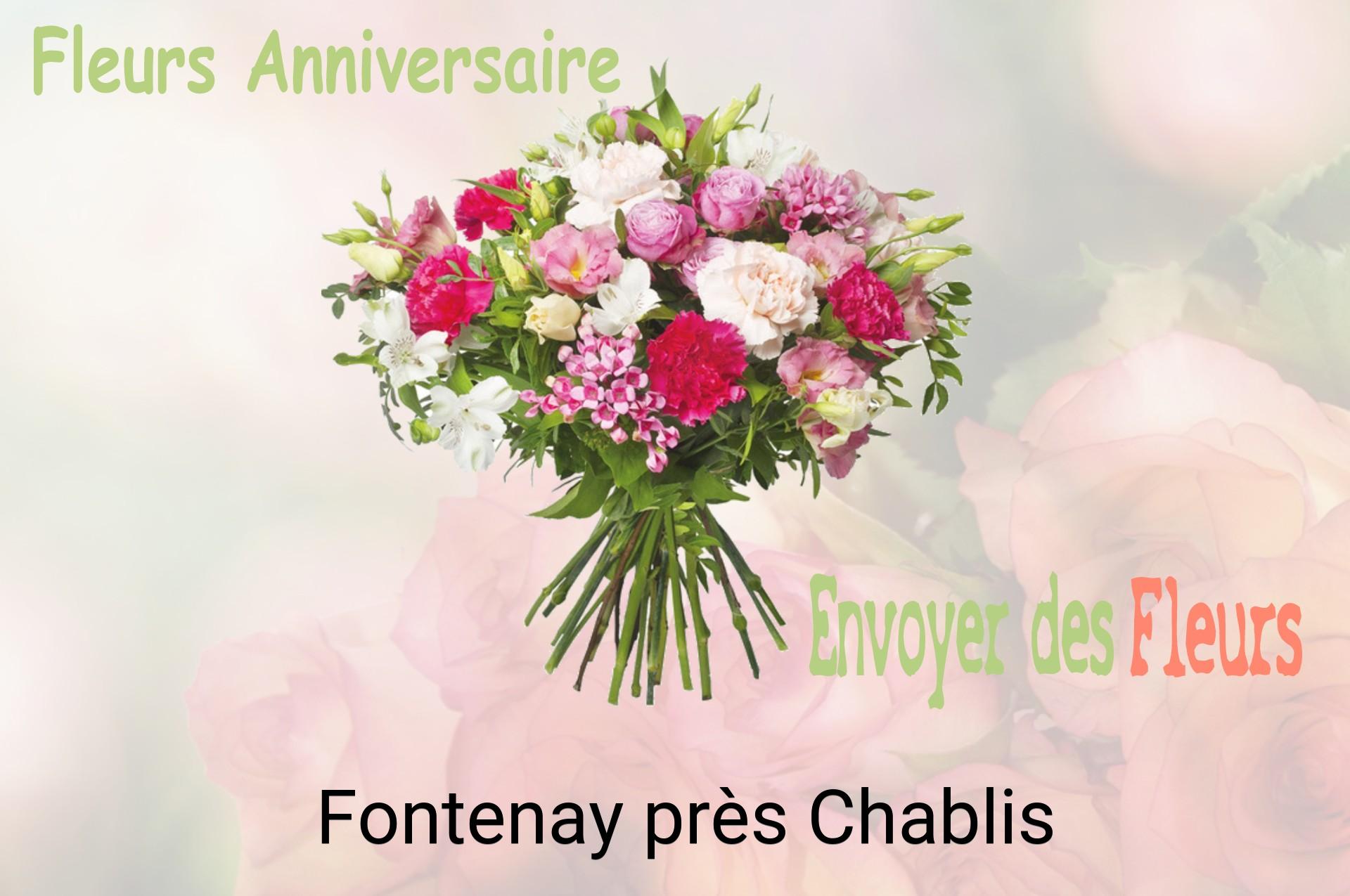 Bouquet de fleurs d’anniversaire livré à Fontenay-près-Chablis